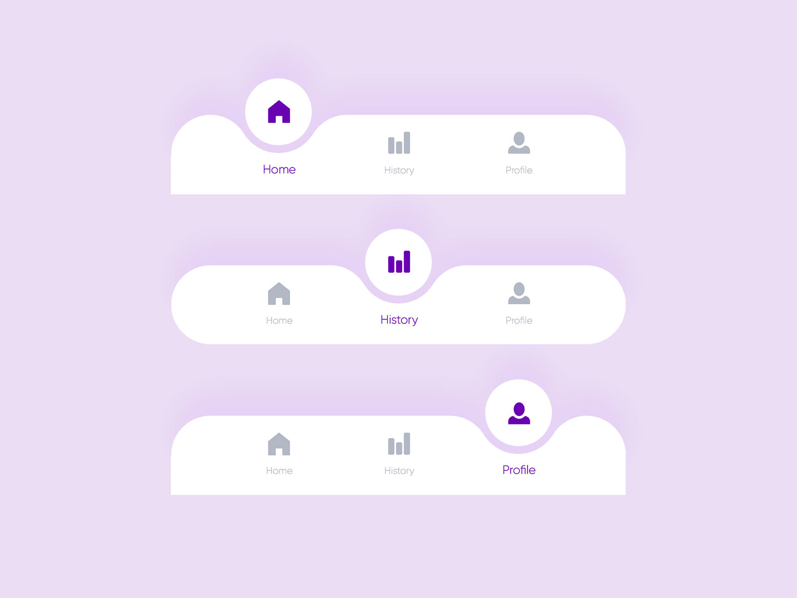 Ux ui дизайн студии Bottom navigation bar Free UI Kit Search by Muzli Navigation design, Navigation 