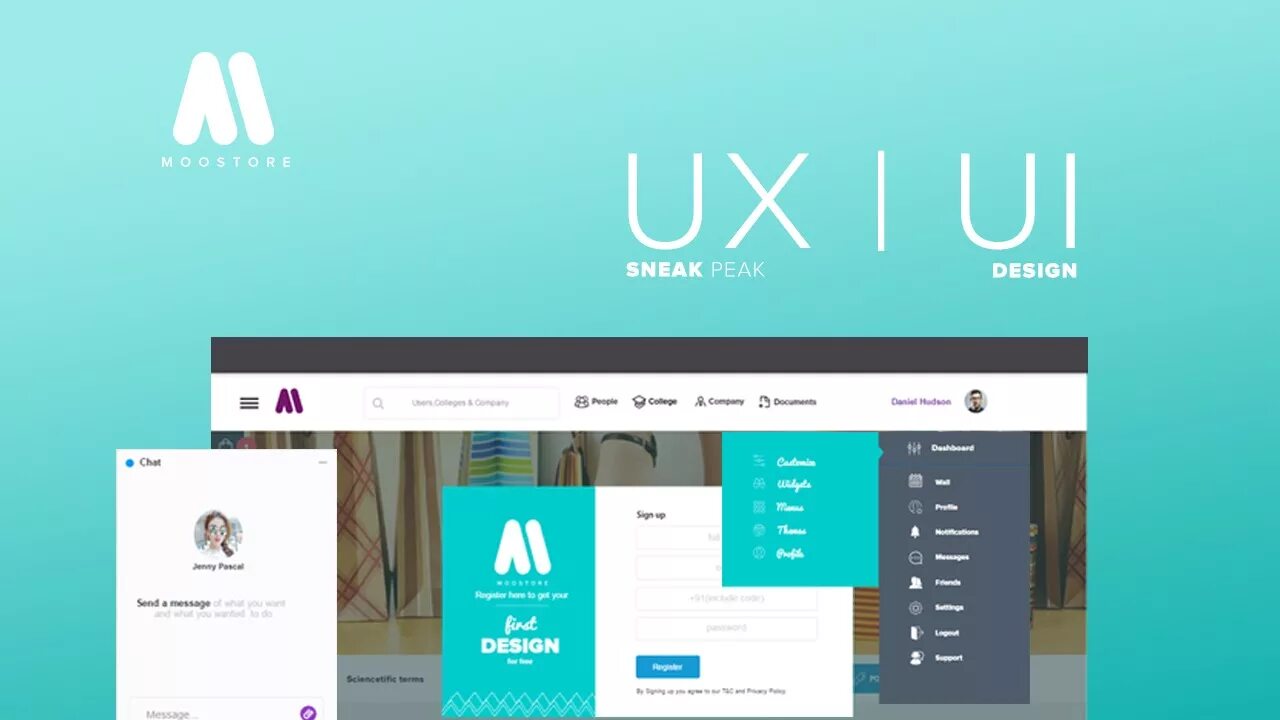 Ux ui дизайн студии Ux Ui Website design Sneak Peak - YouTube