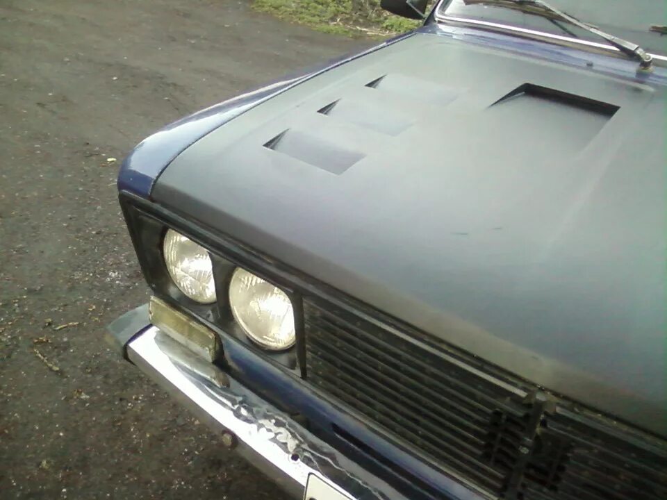 V n тюнинг капот на ваз 2106 Капот с жабрами =) - Lada 2106, 1,6 л, 1996 года тюнинг DRIVE2