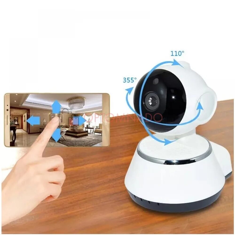 V380 подключение wifi камеры V380 видеокамера панорамная Wi-fi оптом от 910 рублей - купить в магазине OPTOMN