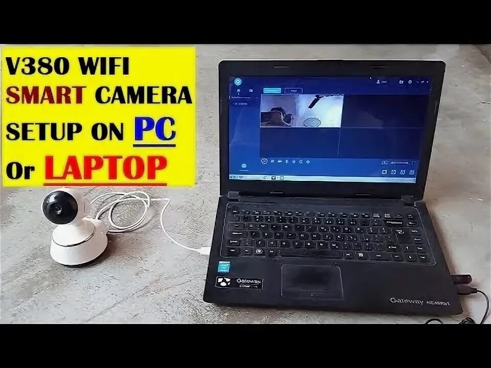 V380 pro на пк как подключить V380 wifi Camera software installation & Setup & remote viewing on Laptop or PC 