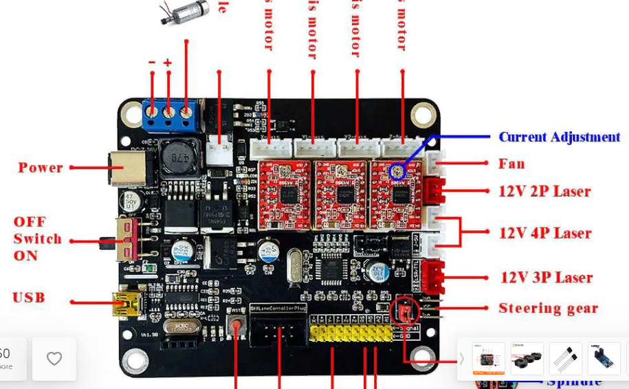Vader 3 pro подключение Настройка и установка концевиков на ЧПУ CNC 3018. DevsDay.ru