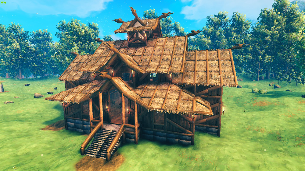 Valheim чертеж дом Pin em Valheim