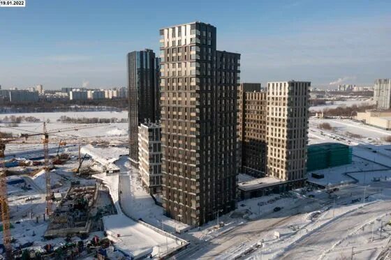 Valube летная ул 95б корп 2 фото Ход строительства жилого района "ALIA" (АЛИА) в Москве: фотографии от официально