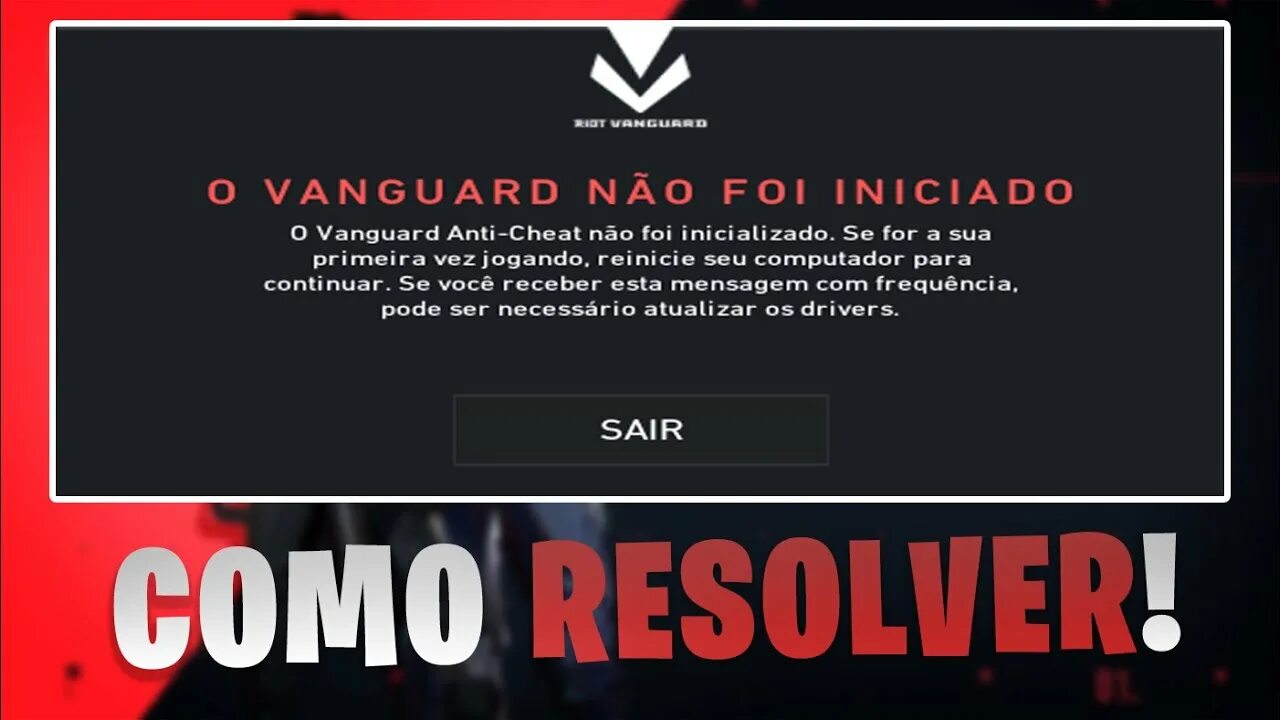 Vanguard anti cheat ошибка подключения RIOT VANGUARD NÃO ESTÁ INICIANDO, VALORANT NÃO ABRE - COMO RESOLVER! - YouTube