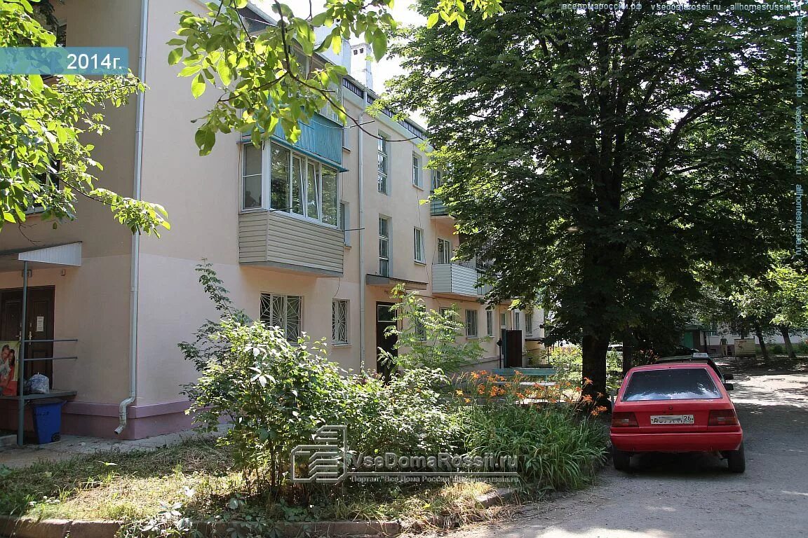 Vаниль первая бульварная ул 2 пятигорск фото Pyatigorsk, Bulvarnaya 1-ya st house 20. Apartment house