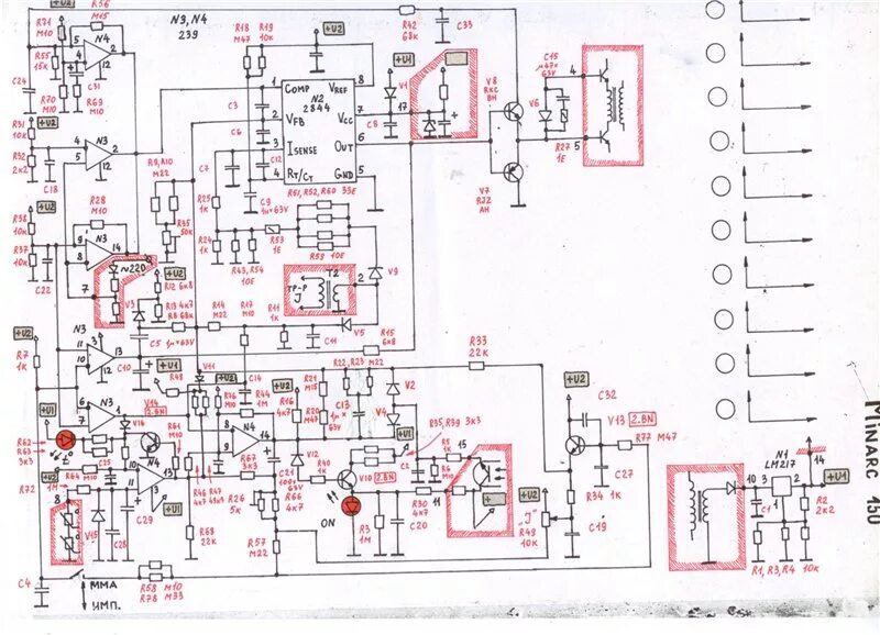 Varteg 150 duo схема электрическая принципиальная Kemppi MINARC 150 segédtáphiány..../MEGJAVÍTVA !/ Elektrotanya
