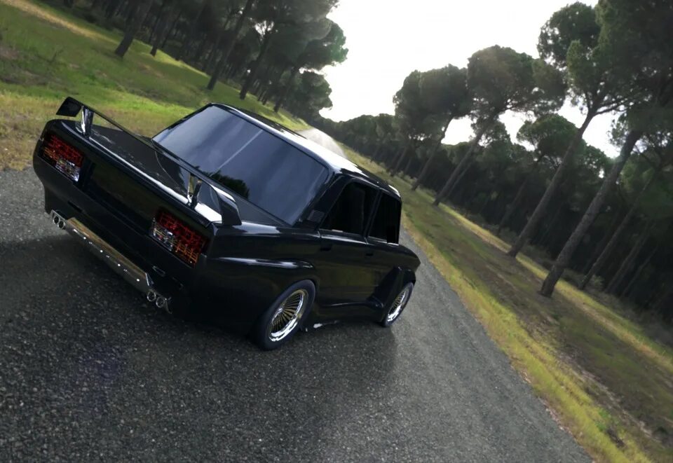 Vaz 2107 тюнинг Тюнинг 2107 в 3ds max - DRIVE2