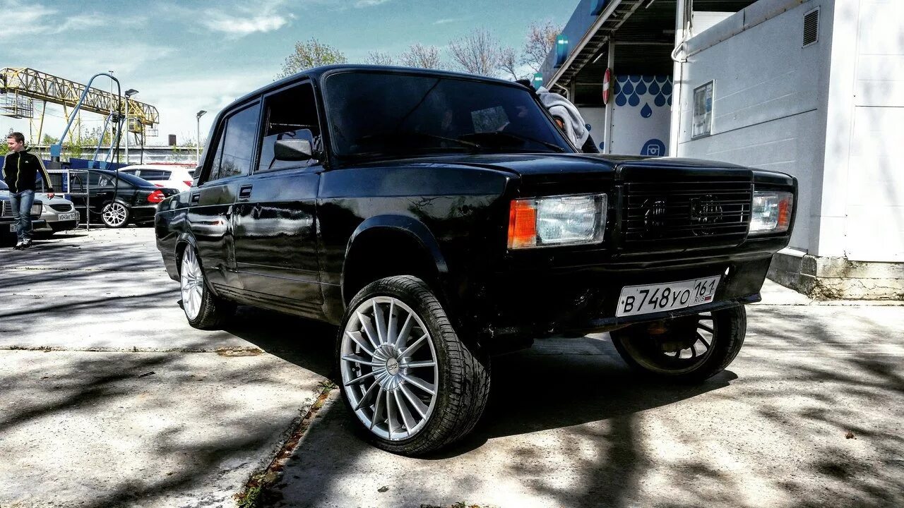 Vaz 2107 тюнинг Открытие сезона! первые соревки-минифэст-сходка)). Часть 1 - Hyundai Accent (2G)
