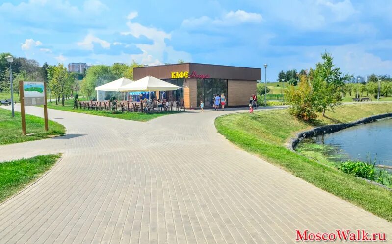 Vecher москва парк братеевская набережная фото Братеевский каскадный парк - MoscoWalk.ru - Прогулки по Москве