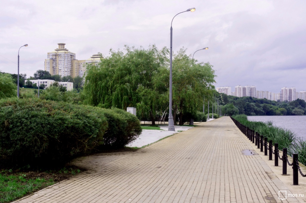 Vecher москва парк братеевская набережная фото Собянин: Братеевский парк - крупнейший проект программы благоустройства набережн
