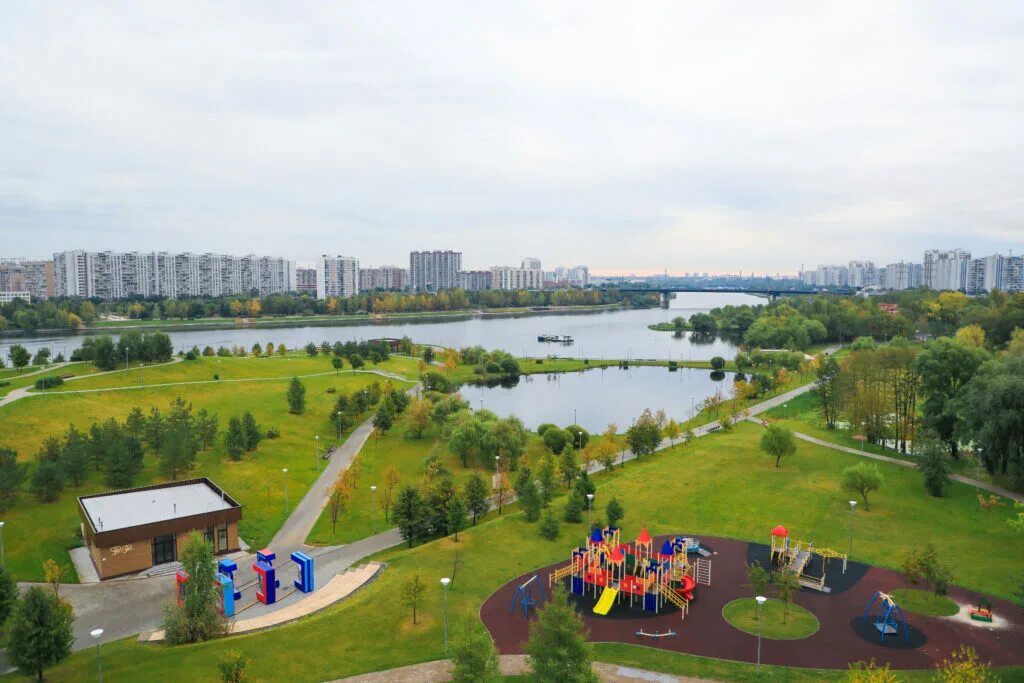 Vecher москва парк братеевская набережная фото Благоустройство - ГБУ "Автомобильные дороги"