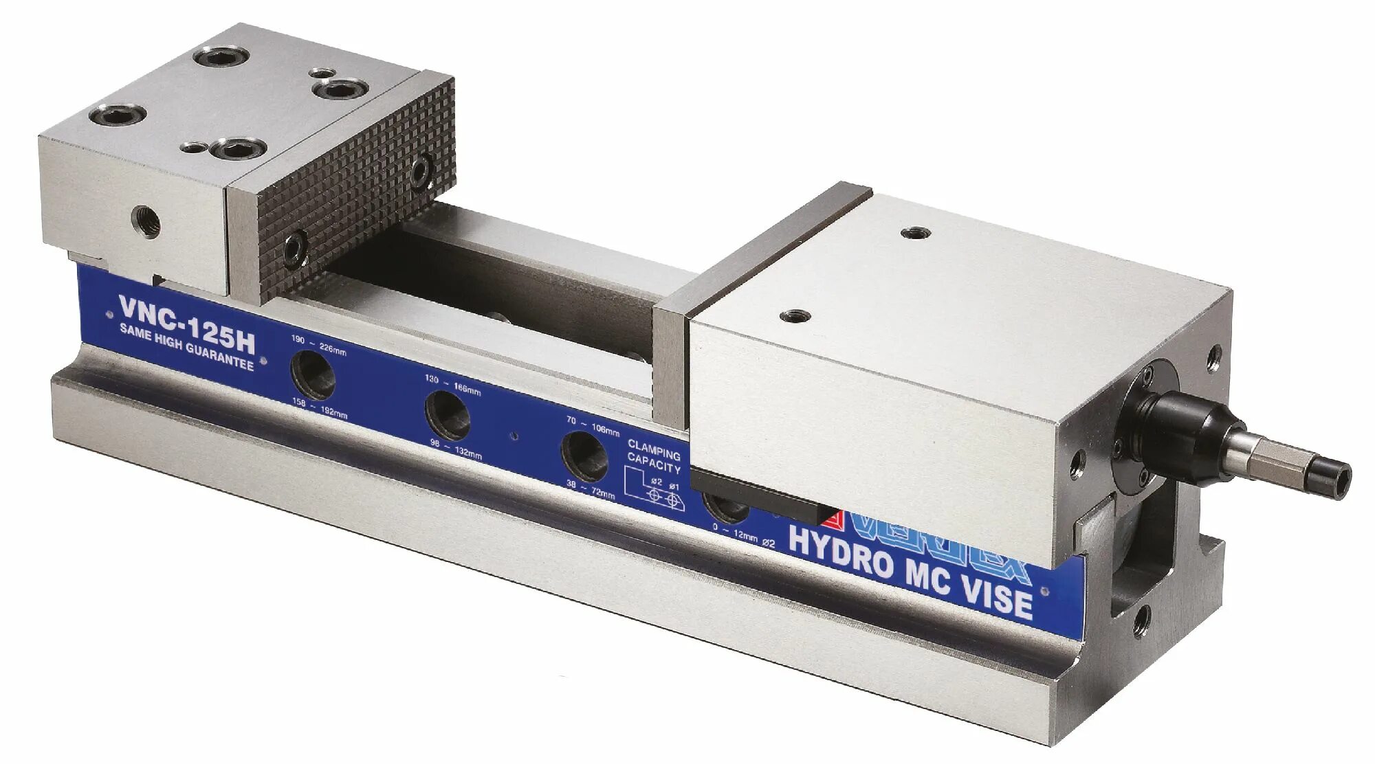 Vertex оснастка Étau de machine hydraulique plage de serrage brevetée 205 mm largeur des mors 10