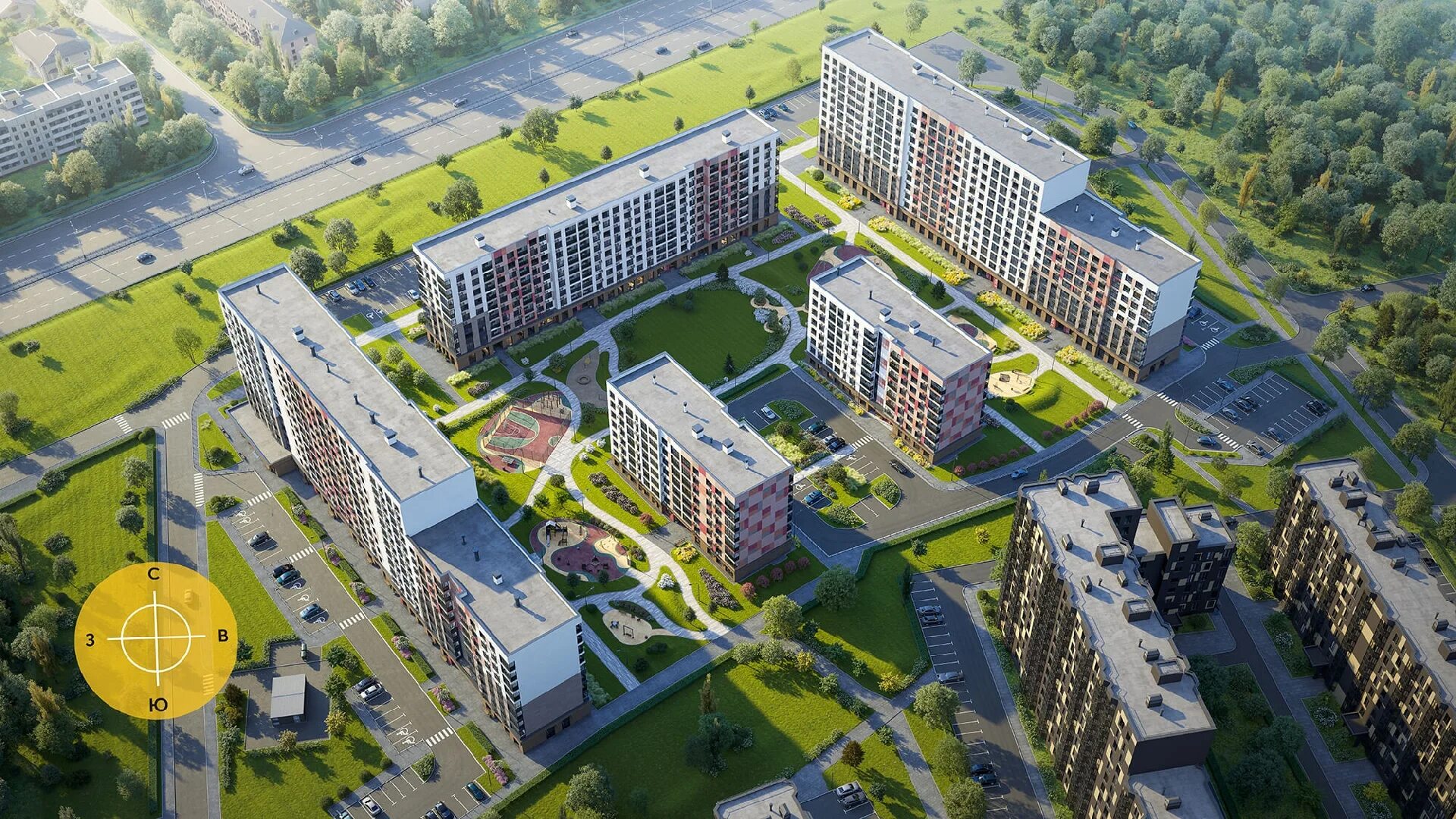 Vesna ясная ул 1 корп 2 фото ЖК Vesna (Весна) - Генплан, официальный сайт ГК Инград - Апрелевка. Циан