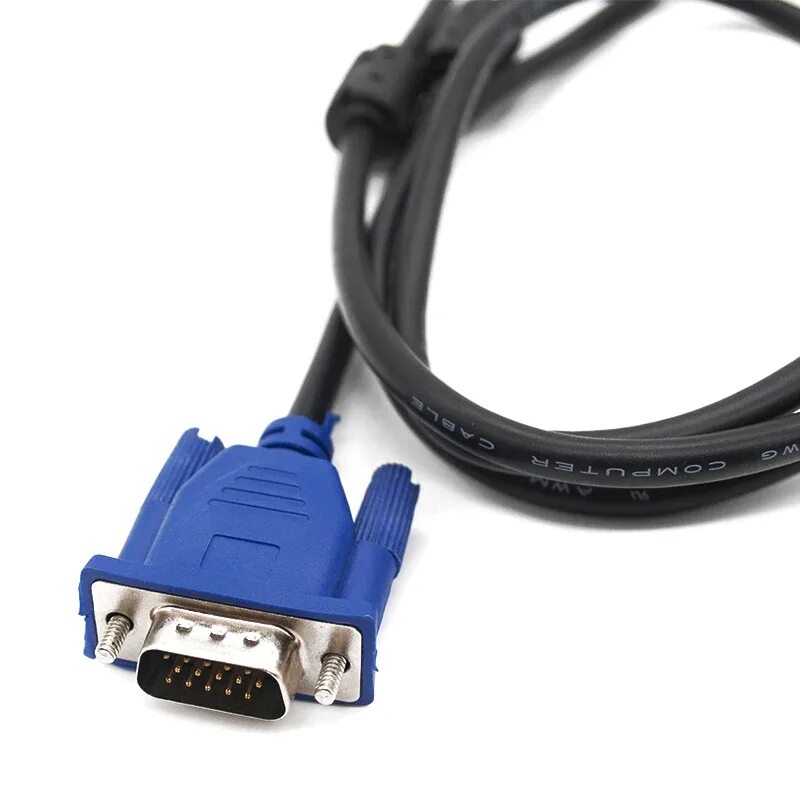 Vga кабель подключение к телевизору Кабель-адаптер 1,3 м с винтами VGA папа-VGA папа HDB15 AliExpress