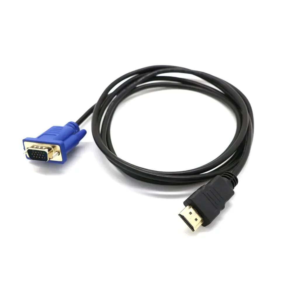 Vga кабель подключение к телевизору HDMI-совместимый кабель-конвертер VGA, внешний аудиокабель, мужской видеоадаптер