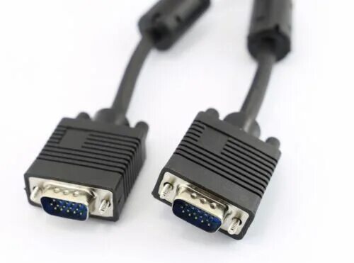 Vga кабель подключение к телевизору 30m VGA Monitor Cable Male to Male Connection - Connect Laptop PC to TV Video eB