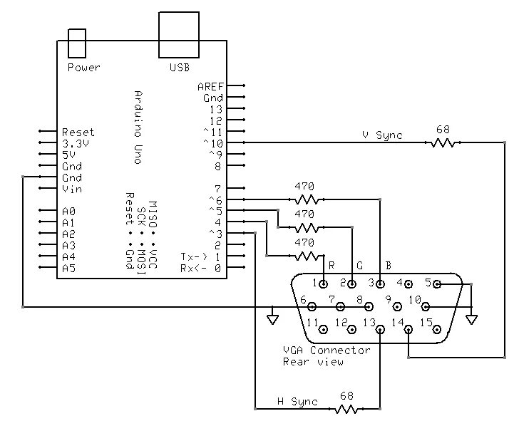 Vga своими руками схема arduino uno - Sending colours to vga monitor - Arduino Stack Exchange