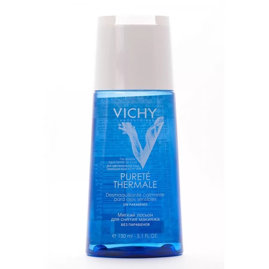 Vichy снятие макияжа с глаз Средство для снятия макияжа с глаз Vichy Purete Thermale, 150 мл, успокаивающее 