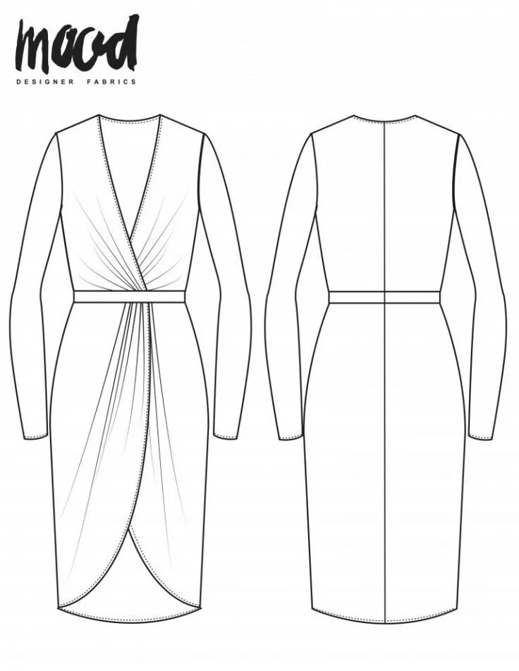 Vikisews com выкройки бесплатно The Xeranthemum Dress - Free Sewing Pattern - Mood Sewciety Dress sewing pattern