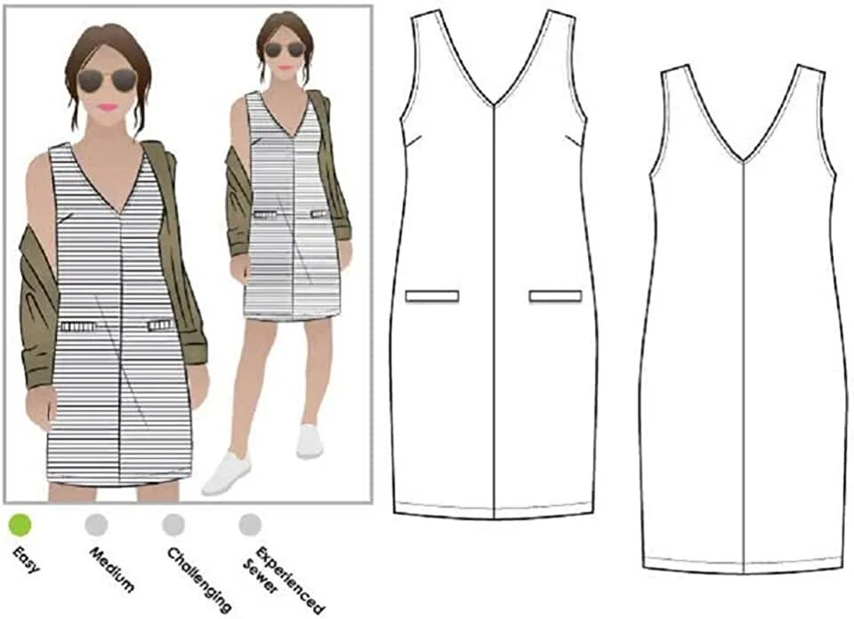 Vikisews com выкройки бесплатно Amazon.com: Shift Dress Patterns For Women