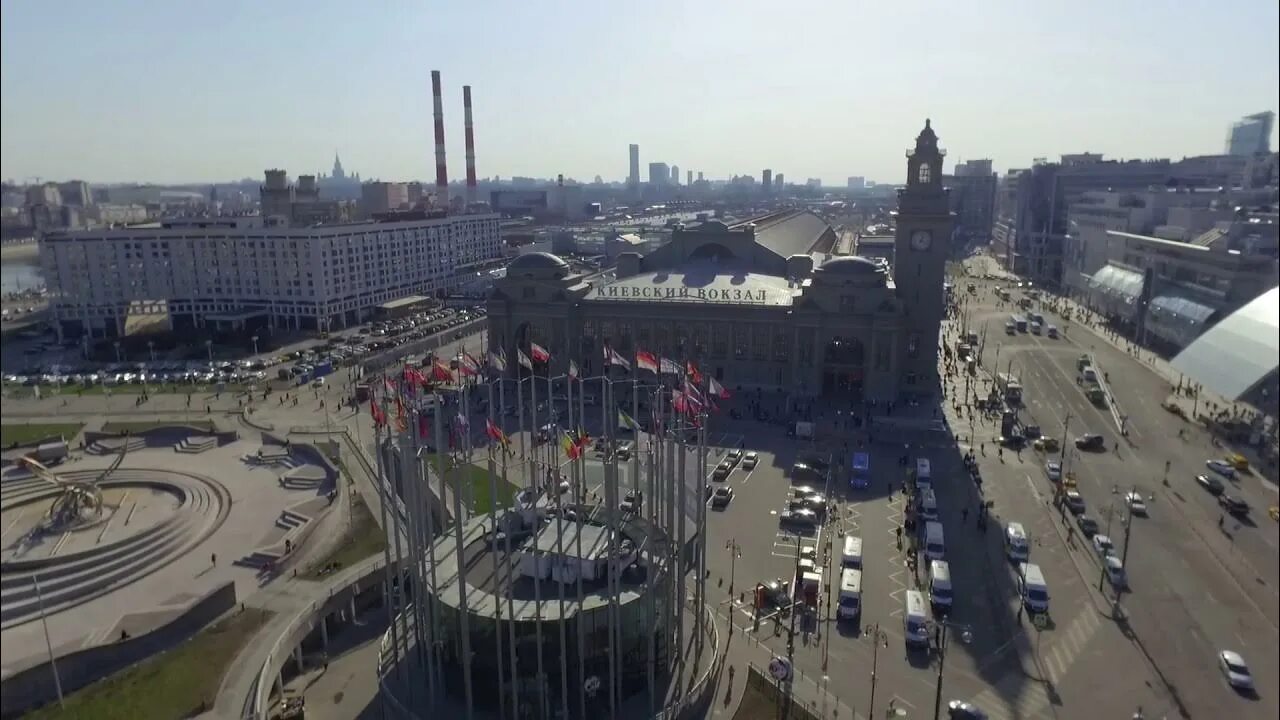 Vilet площадь киевского вокзала 2 москва фото Площадь Европы и Киевский вокзал - YouTube