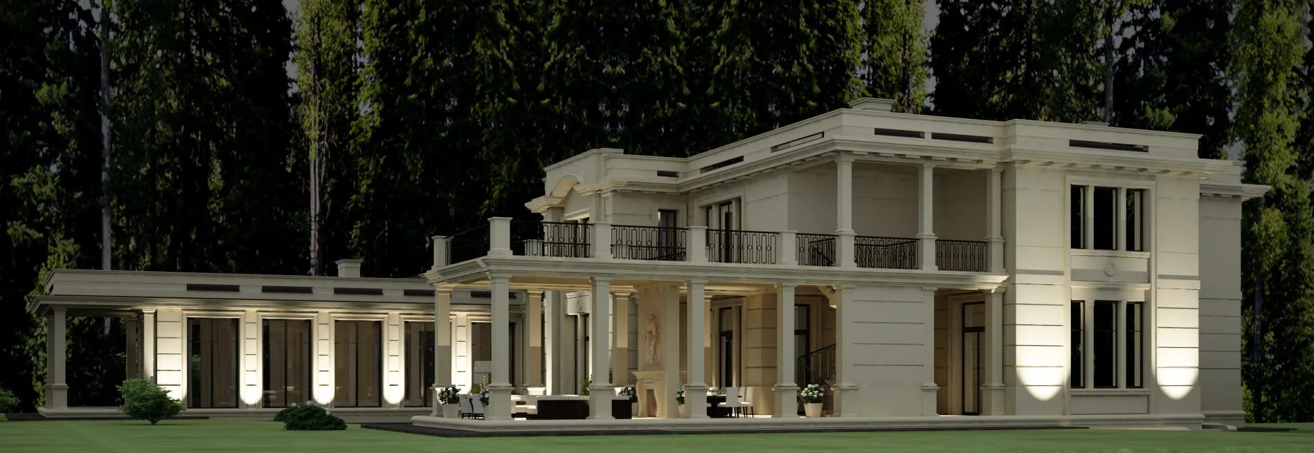 Villa barvikha 135 135 поселок барвиха фото Дом в поселке "Барвиха 21" / AMG-Project