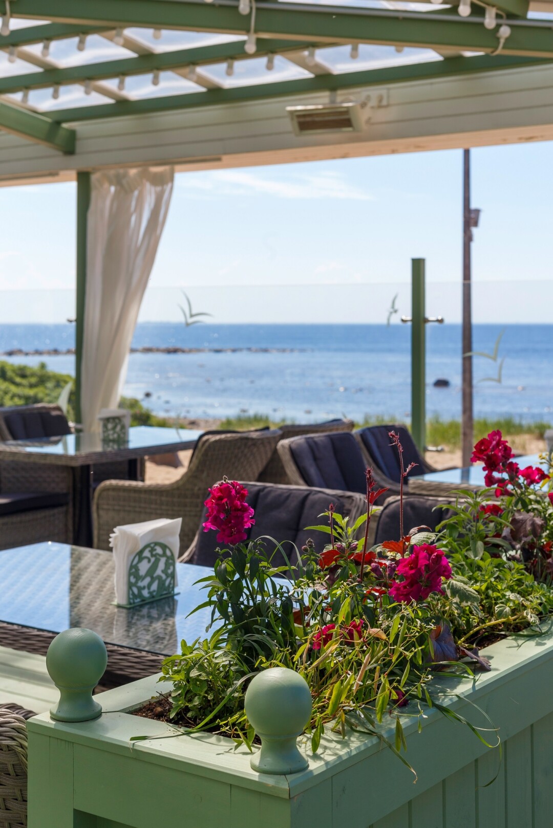 Villa verde приморское ш 448а фото С видом на море: пляж и raw bar в ресторане Villa Verde в Репино Sobaka.ru
