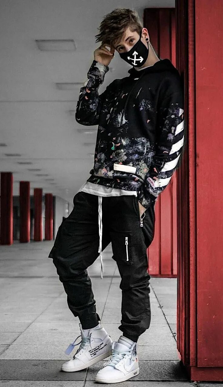 Viper стиль одежды мужской Hitting the target following the latest urban fashion trends Streetwear men outf