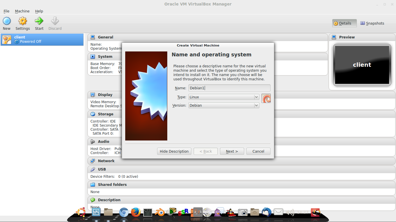 Virtualbox удаленное подключение Картинки DEBIAN VIRTUALBOX