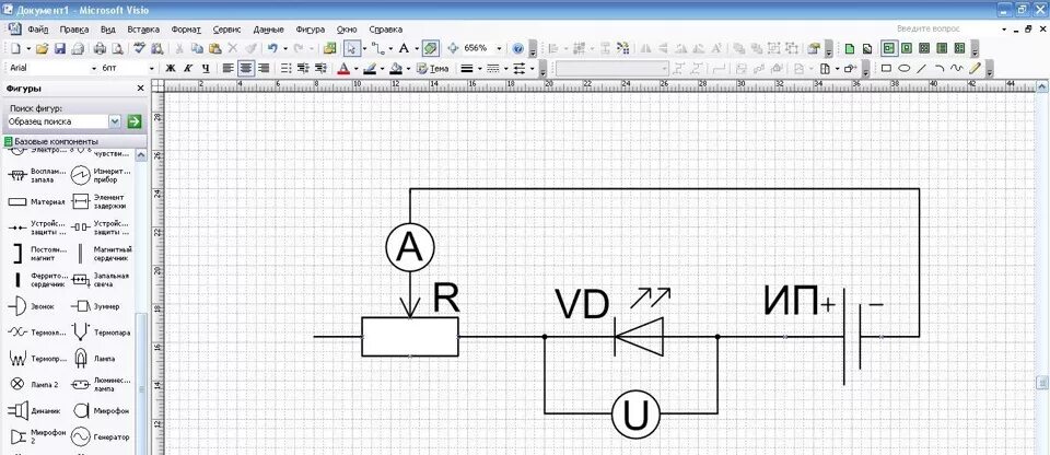 Visio для электрических схем Ангельские глазки ч3.Электрическая часть. - Lada Приора хэтчбек, 1,6 л, 2008 год