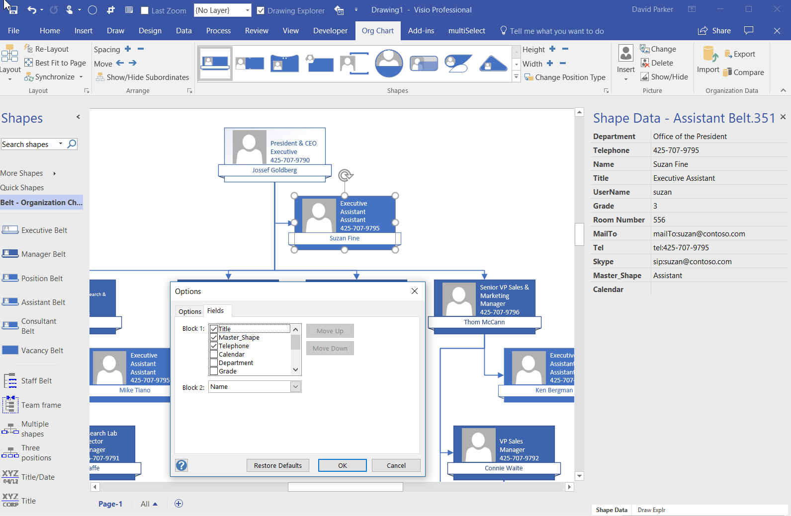 Visio ул кирова 3 фото Aliasing Data Columns for Visio Organization Chart Wizard - bVisual