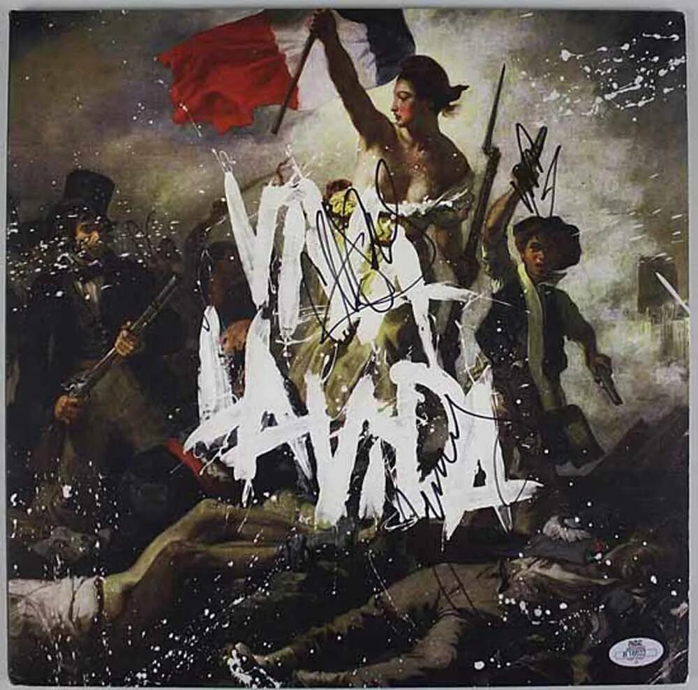 Viva la vida ул козлова 9 фото Lot Detail - Coldplay Group Signed Album - "Viva La Vida"