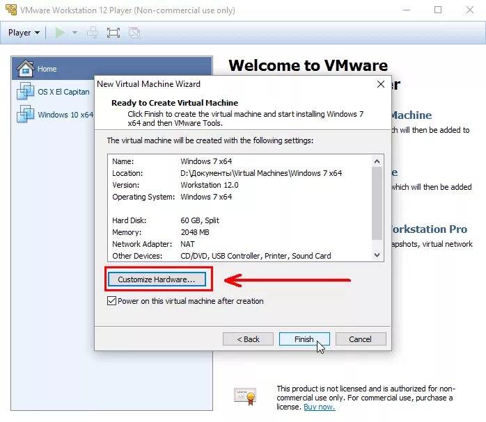 Vmware подключение виртуальной машины Как создать виртуальную машину в VMware Workstation Player