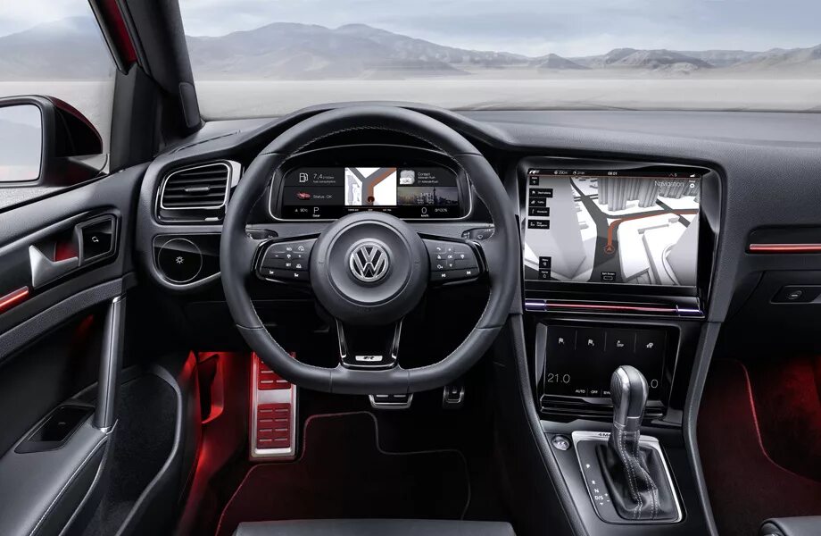 Volkswagen фото салона Изменённый универсал Volkswagen Golf R Variant выйдет в 2017 году - ДРАЙВ