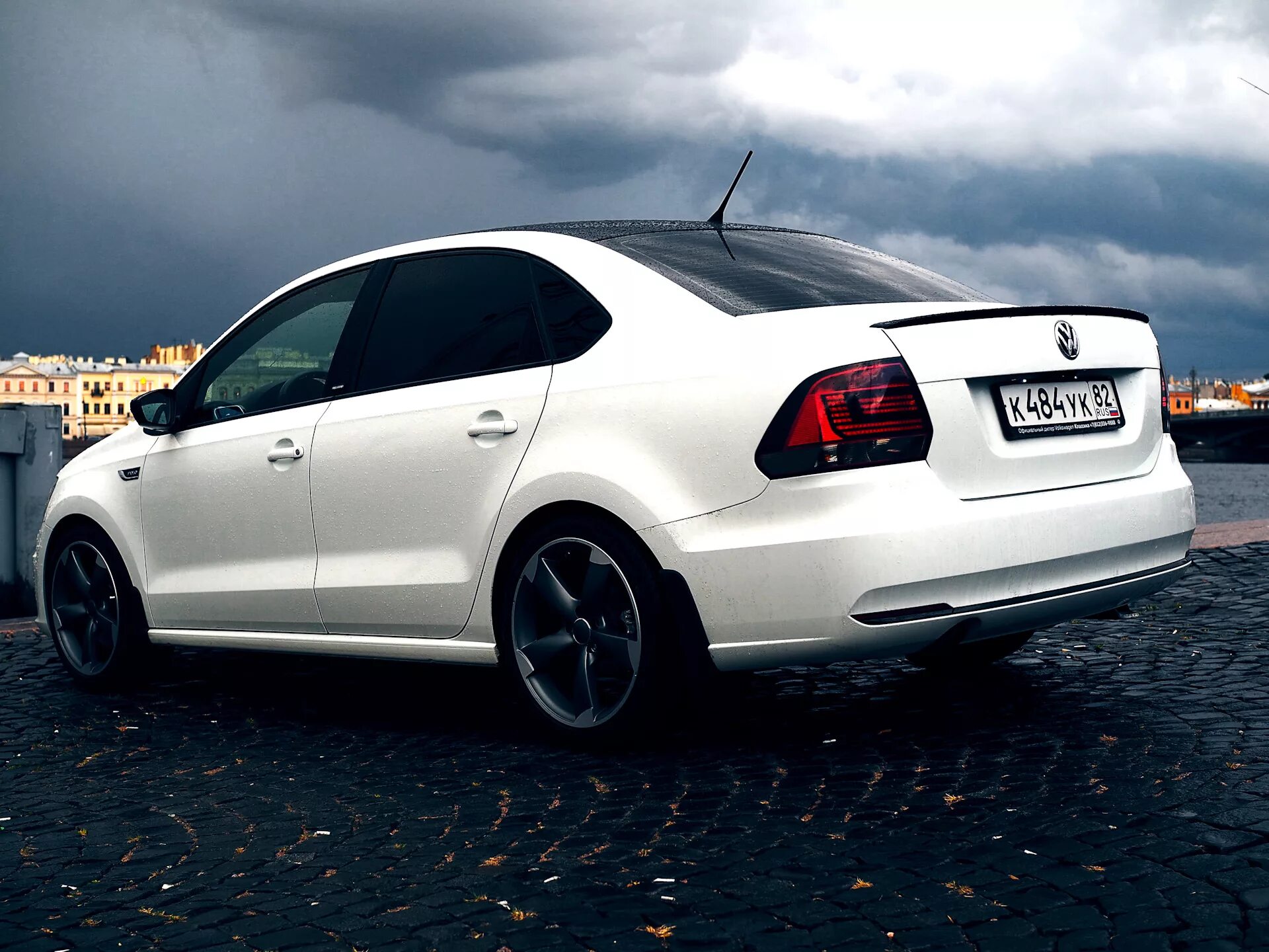 Volkswagen polo седан тюнинг Немного фоток - обновленный лук! - Volkswagen Polo Sedan, 1,6 л, 2016 года тюнин