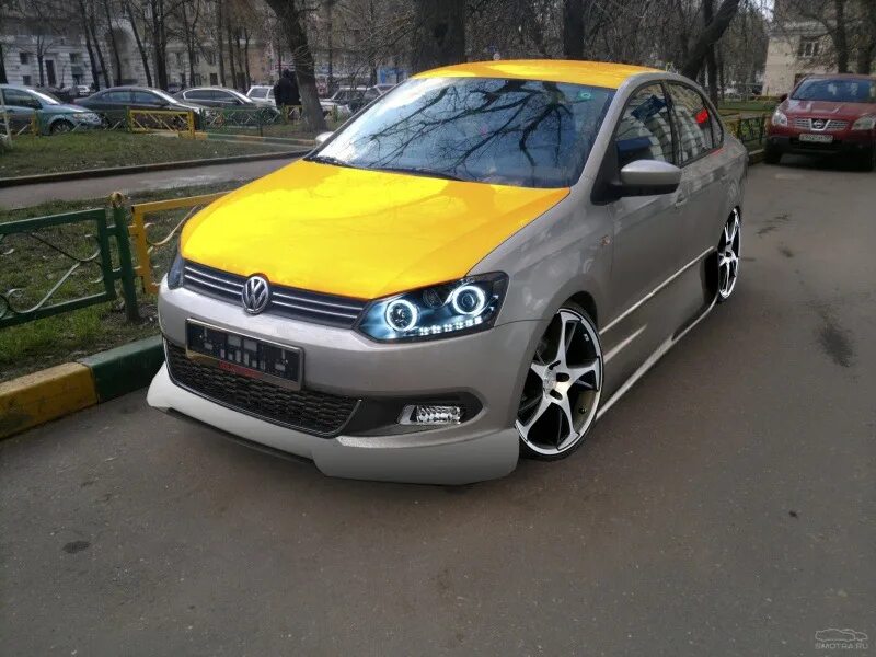 Volkswagen polo седан тюнинг хмм…Polo? - Volkswagen Polo Sedan, 1,6 л, 2013 года просто так DRIVE2