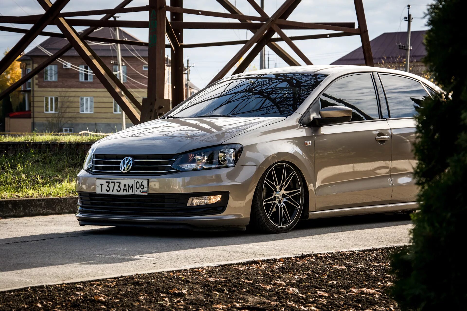 Volkswagen polo седан тюнинг Пару качественных фото))) - Volkswagen Polo Sedan, 1,6 л, 2015 года фотография D