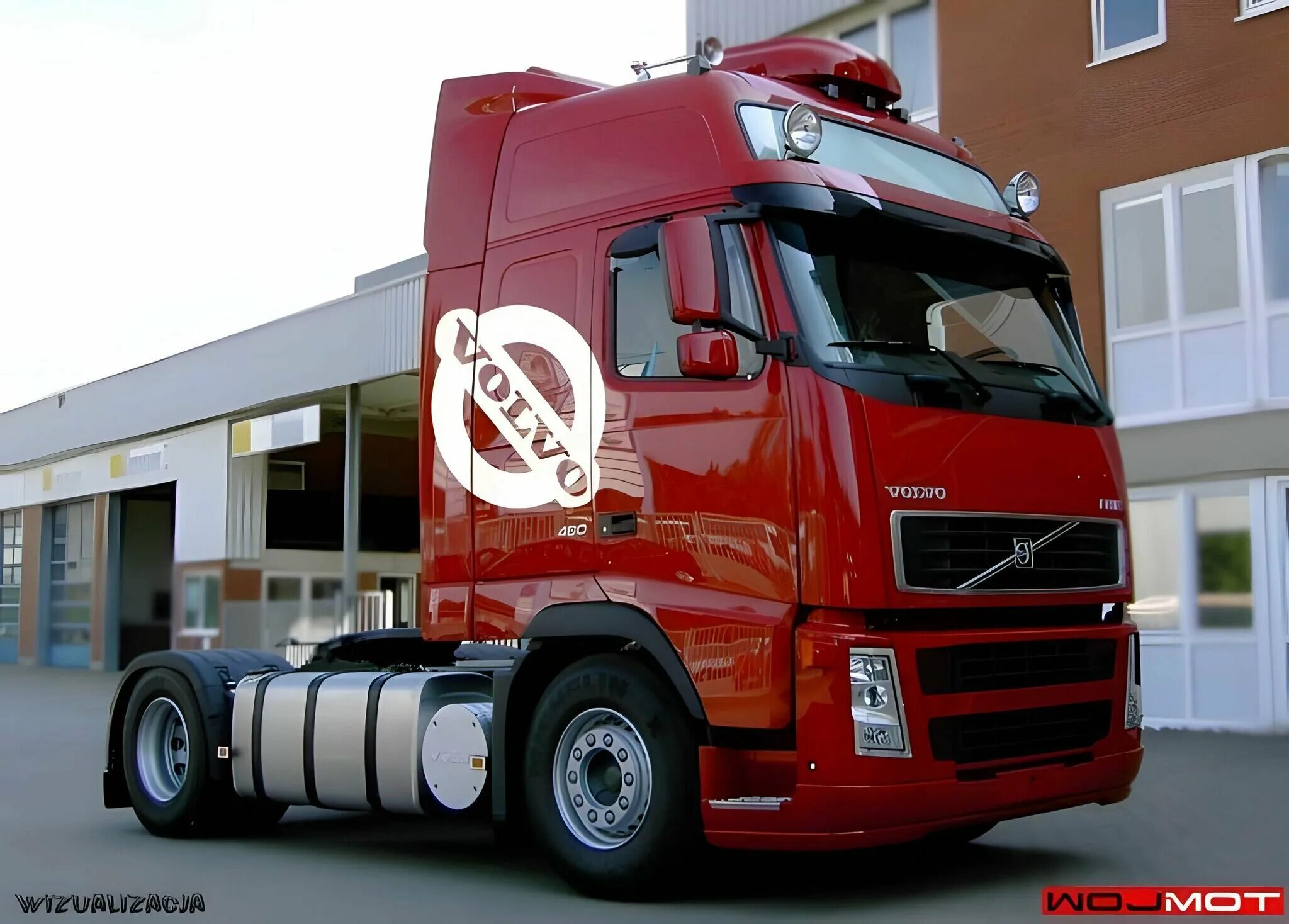 Volvo fh 12 фото Наклейки для VOLVO FH (белый) 2 шт. - купить в интернет-магазине по низкой цене 