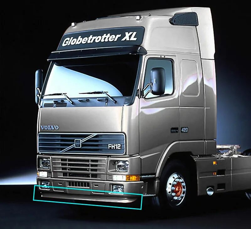 Volvo fh 12 фото Купить Спойлер для VOLVO FH FH1 ALFACAR AC8152722 Губа на передний бампер в Ново