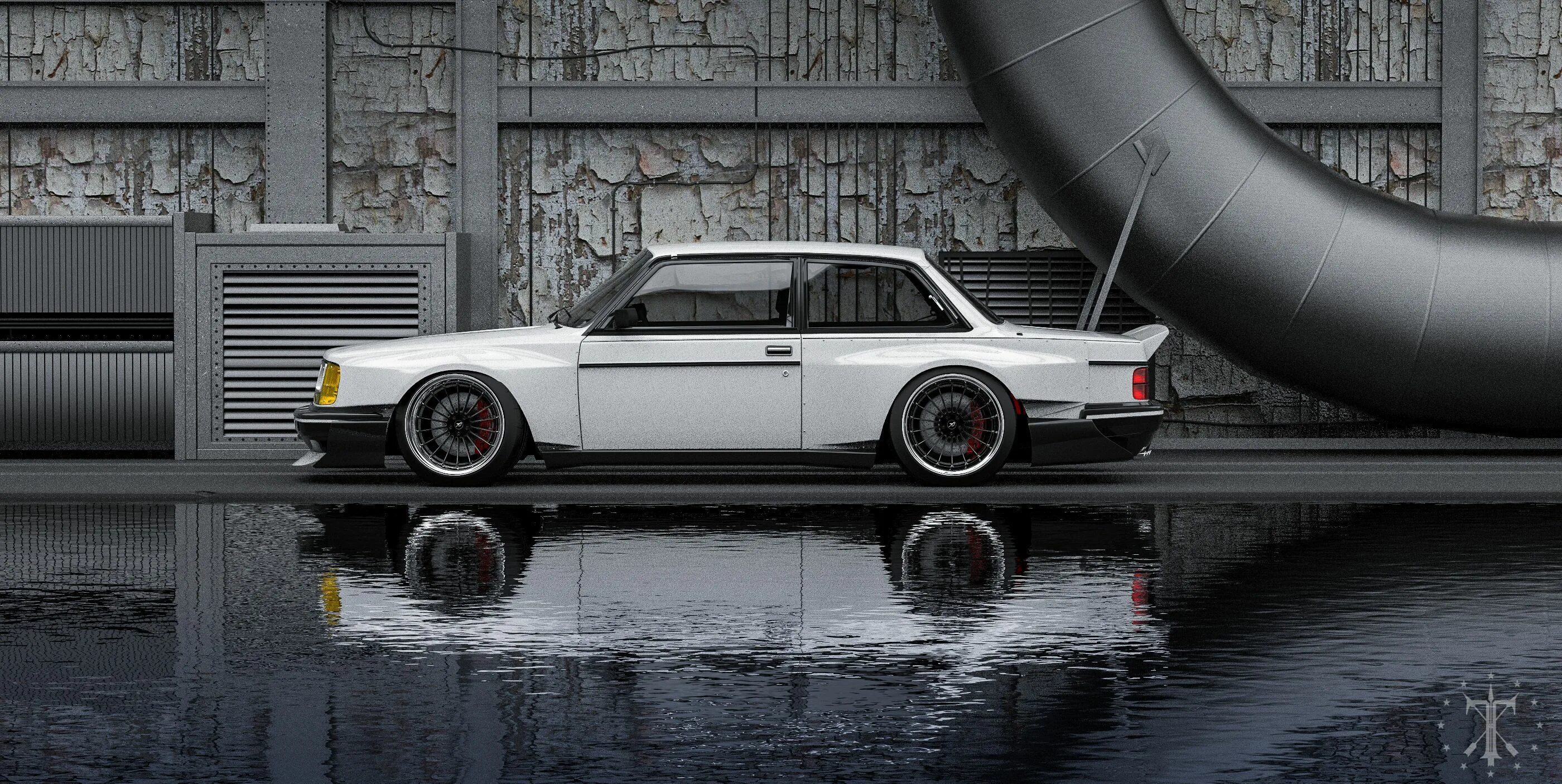 Volvo тюнинг фото Body kit for cool model of Volvo - Volvo 242 Turbo. Volvo, Volvo 240, Volvo coup