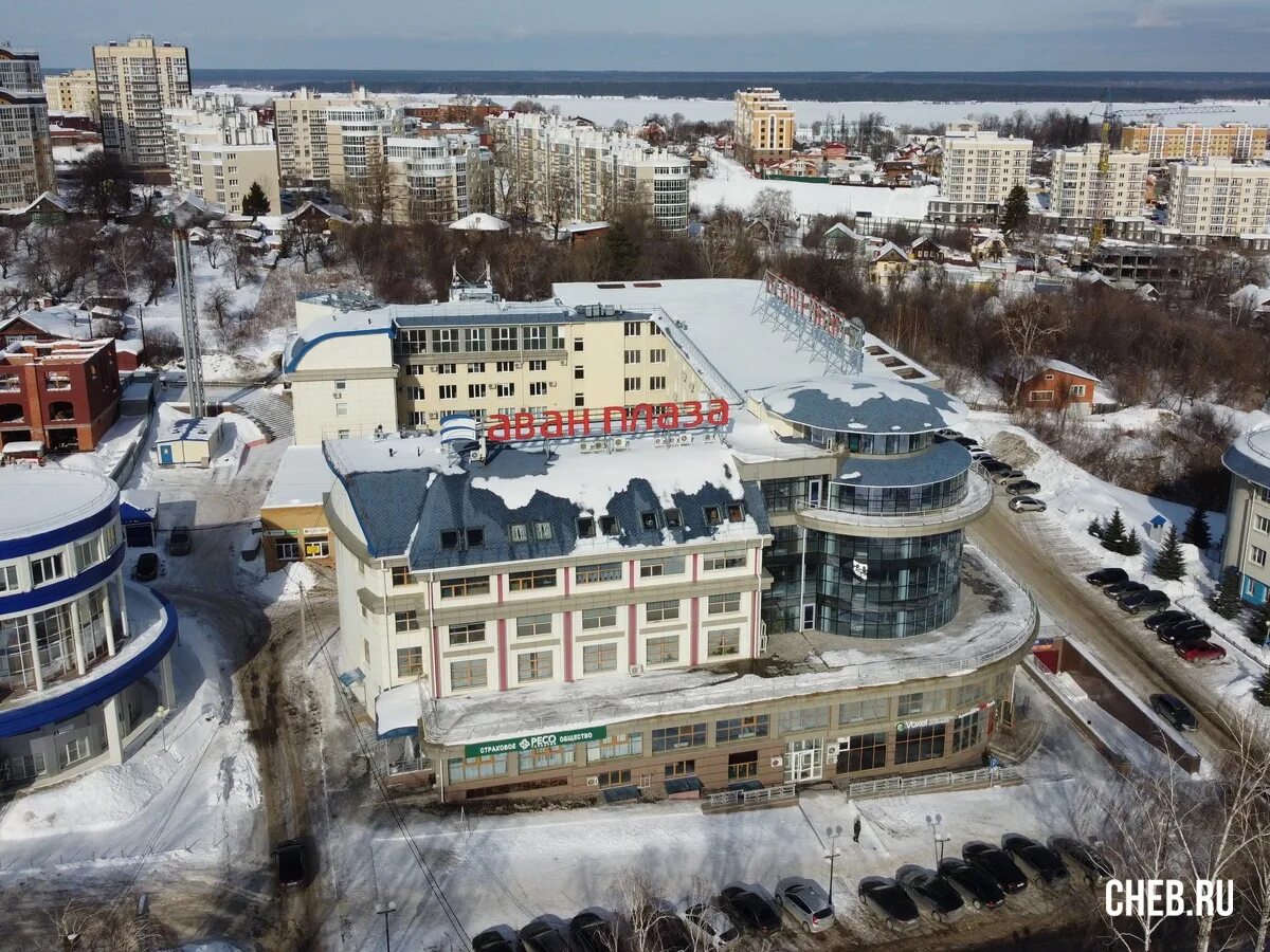 Voxel нижегородская ул 6 чебоксары фото Вид сверху на "Аван Плазу" - в марте 2021-го