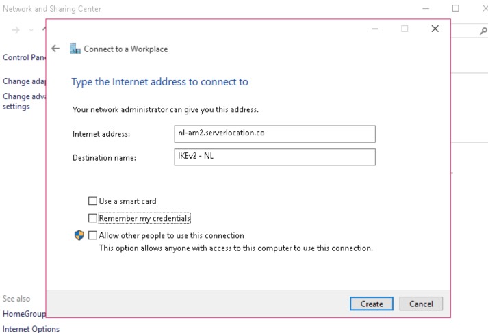 Vpn подключение ikev2 без сертификата windows 10 Настройка VPN для WIndows 8 : IKEv2 - Smart DNS Proxy Support