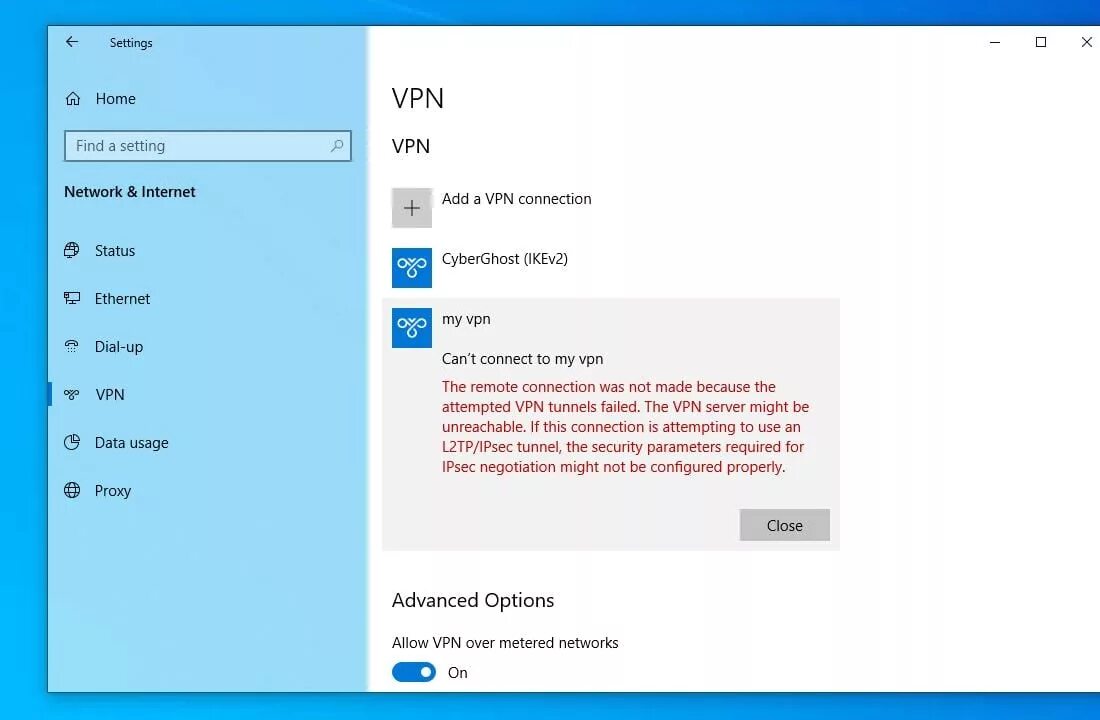 Vpn подключение ikev2 без сертификата windows 10 Как настроить ВПН канал на ПК