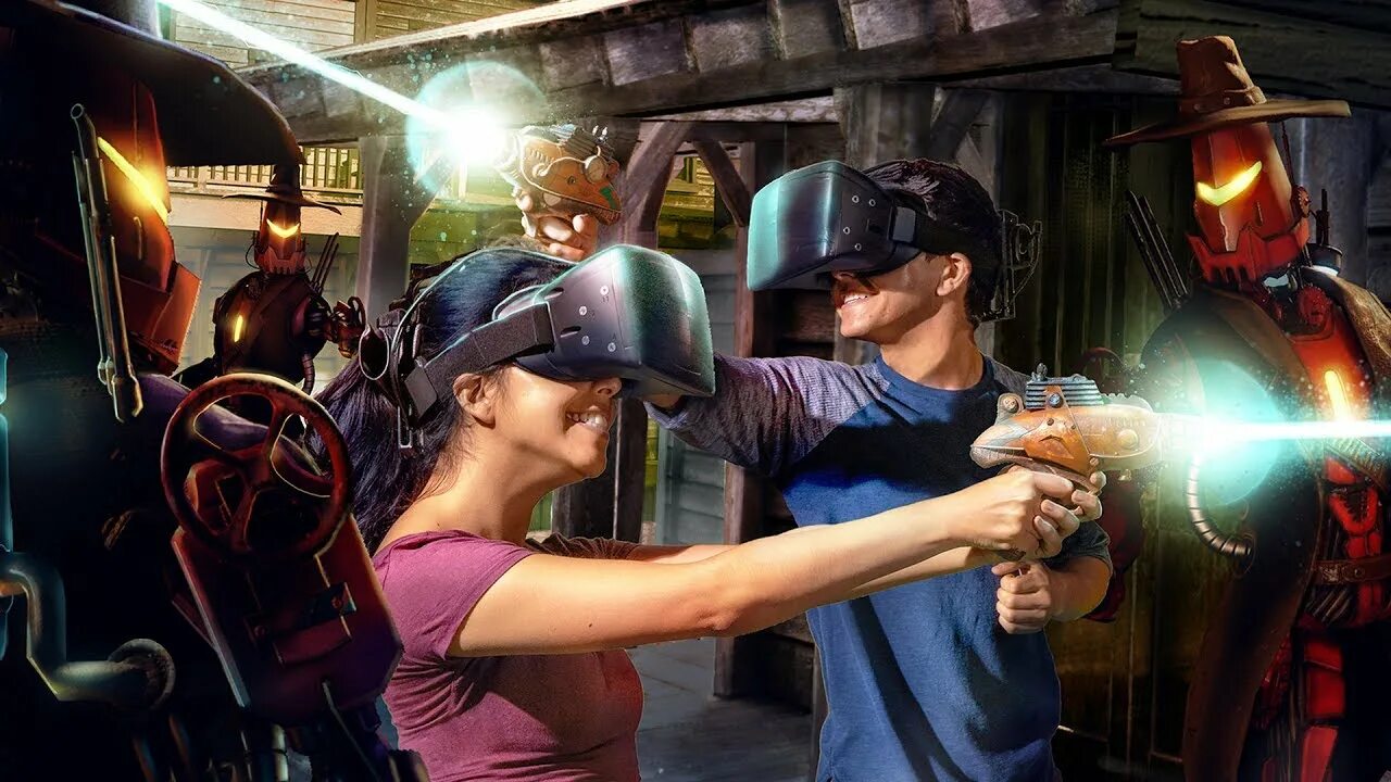 Vr игра фото VR Showdown In Ghost Town (Virtual Reality Experience At Knott's Berry Farm) - Y