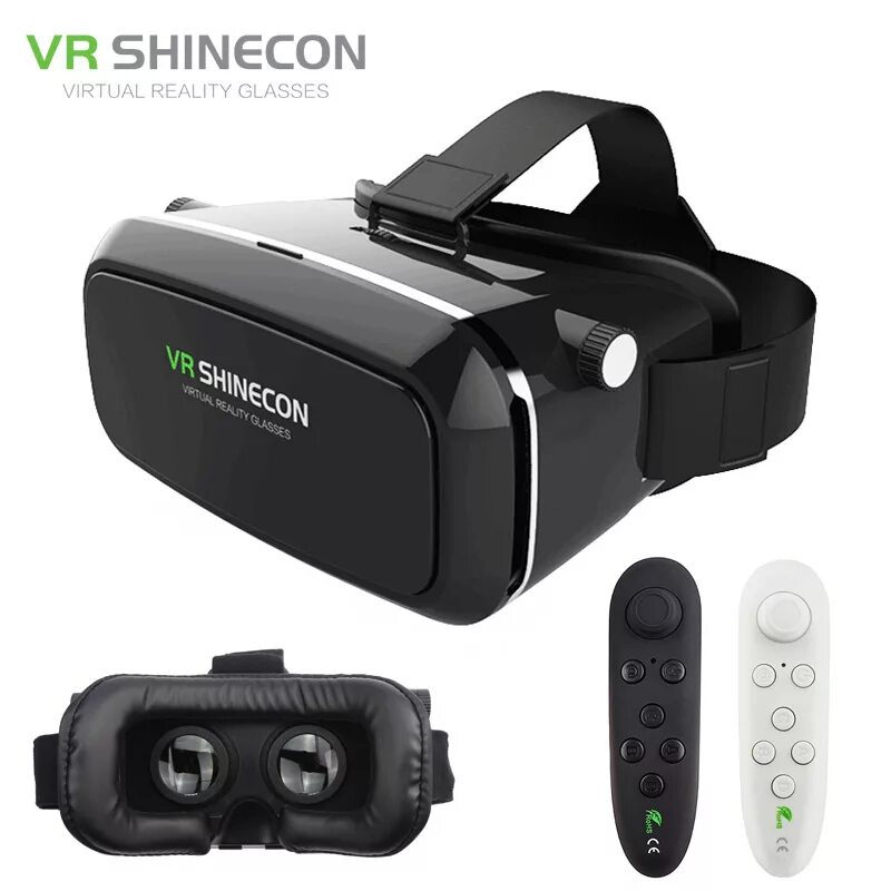 Vr shinecon как подключить к пк Original VR Shinecon 3D Glasses Pro Virtual Reality VR Google Cardboard Headset 