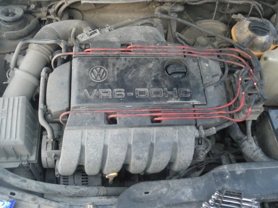 Vr6 2.8 aaa фото подключения проводов свечей Состав свап-комплекта вр6.Для установки вместо старого двигателя вр6 и для перех