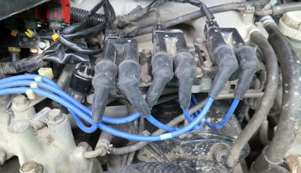Vr6 2.8 aaa фото подключения проводов свечей 4. Замена свечных проводов - Mitsubishi Pajero Sport (1G), 3 л, 2006 года своими