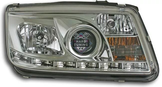 Vw bora тюнинг фар Для VW Bora. Тюнинг! Комплект передней альтернативной оптики. Хром. Линзованная.