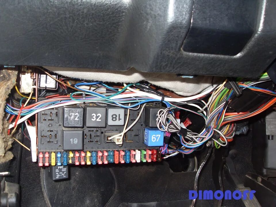 Vw t4 точки подключения Установка сигнализации. Часть 4. (Точки подключения). - Volkswagen Golf Mk2, 1,3